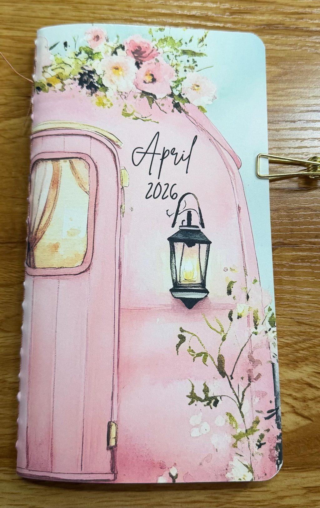 APRIL Ready to Ship Narrow Dot Grid Hobo Weeks Style Monthly Planner