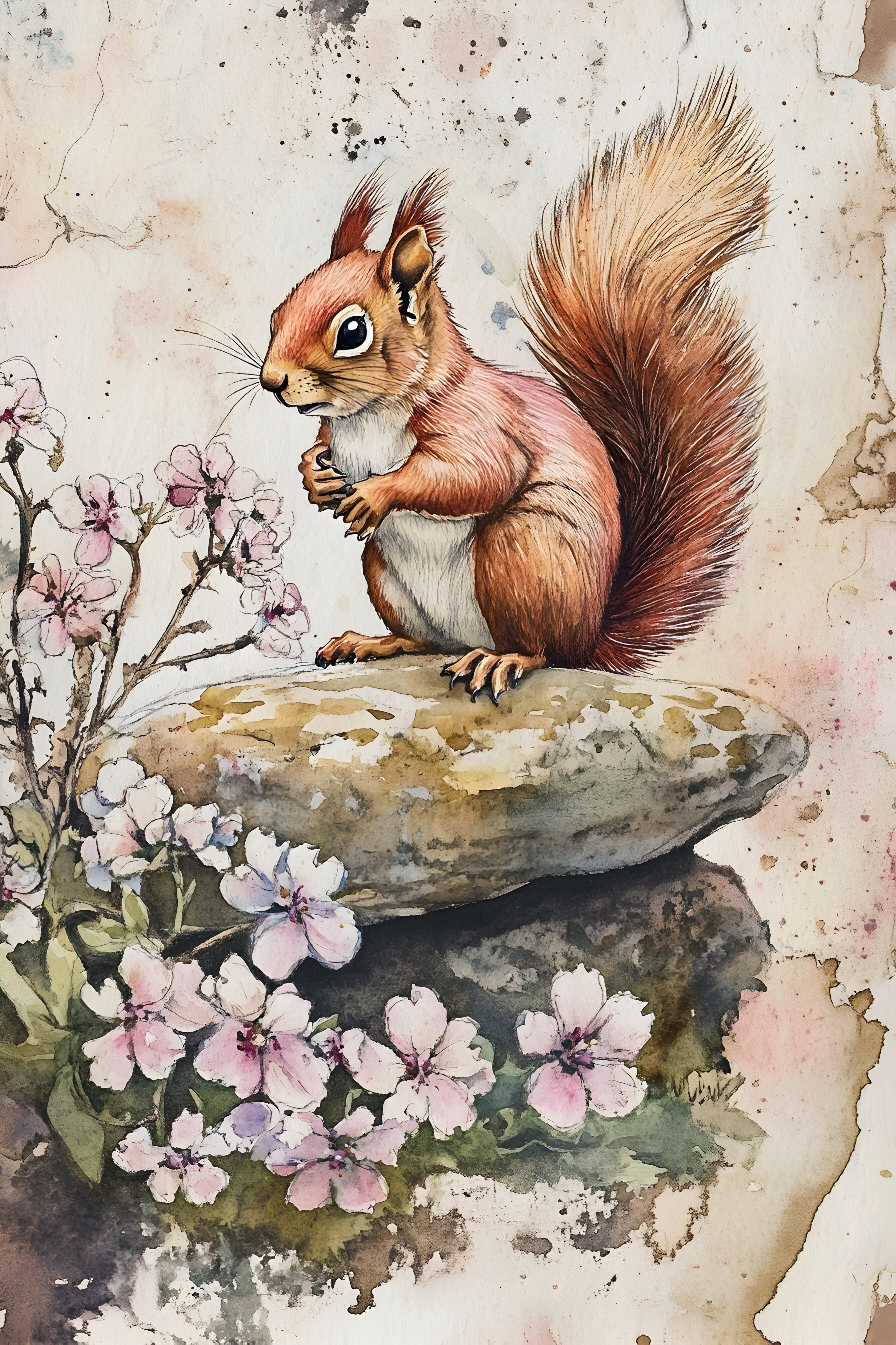 Nuts about Spring 12 Month Planner