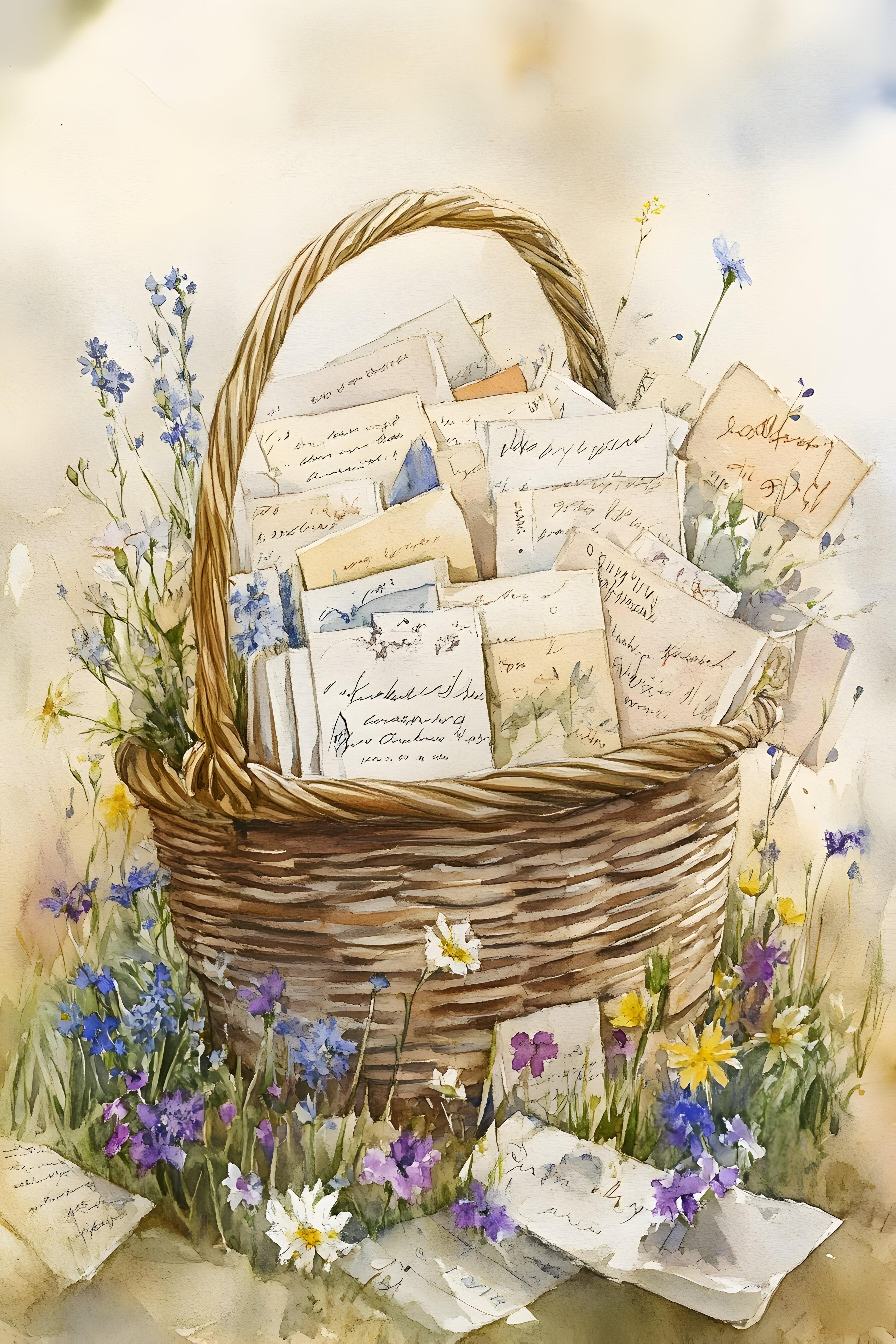Basket of Letters Journal