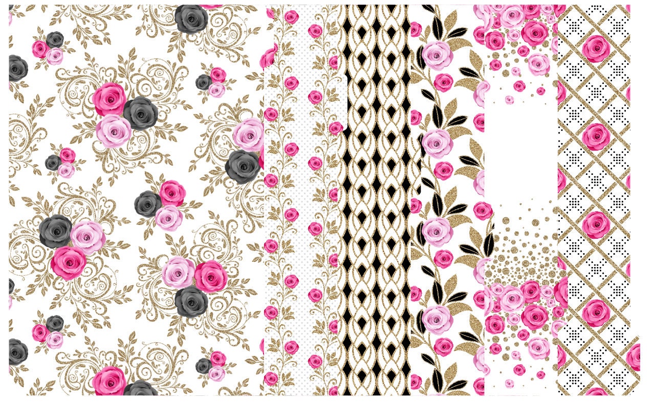 Glam Rose Garden - White