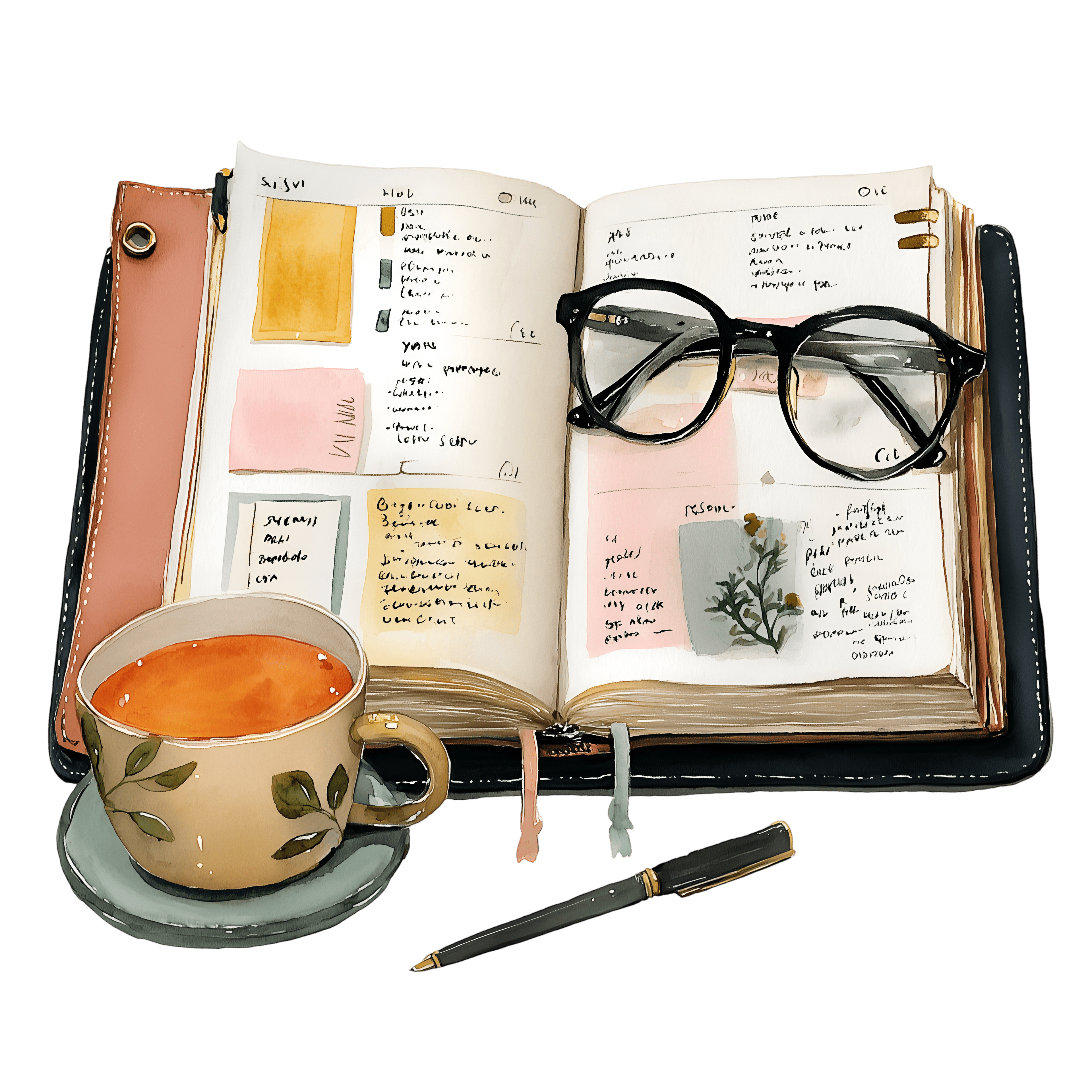 Planner & Coffee Journal