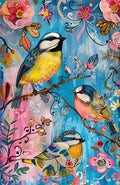 Bright Birds 1 Month Planner
