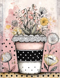 Whimsy Flower Pot 3 Month Planner