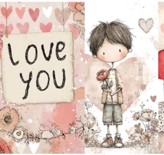 Whimsy Floral Valentine